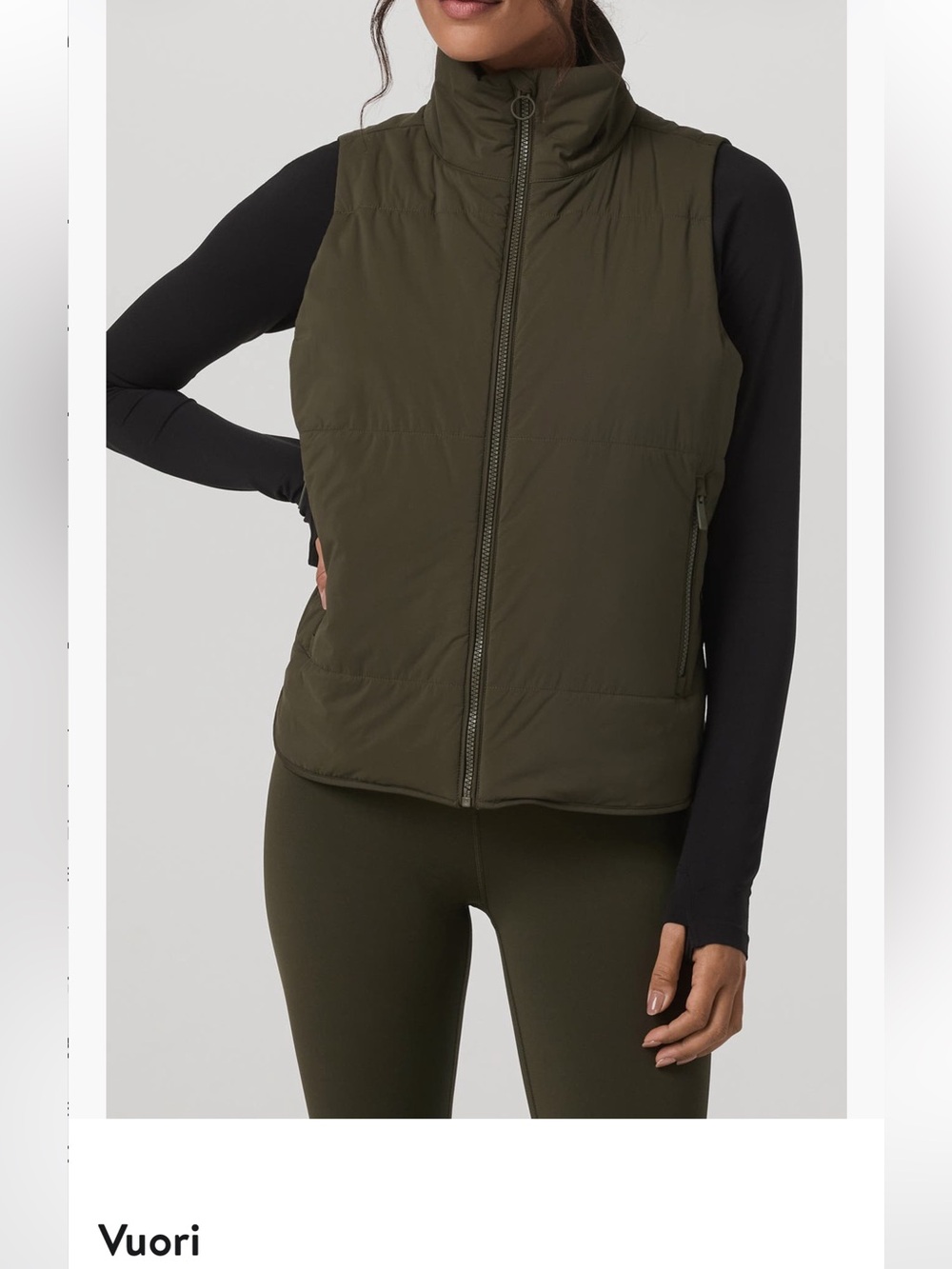 NWT Large Olive Vuori Canyon insulated vest